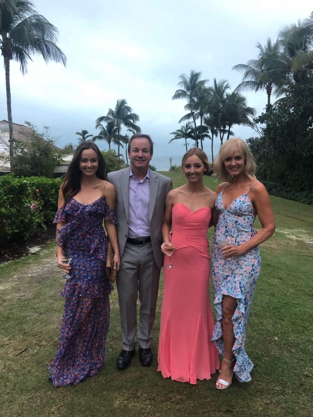 Lovers + Friends Blue and Pink Floral Maxi Dress - Picture 3 of 12